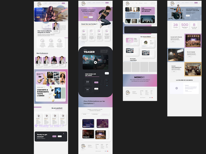 UI WIreframe jouer sur les cordes